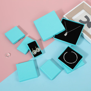 Manufacturer customized logo lids and bases necklace pendants <b>earrings</b> bangle set eco-friendly cardboard jewelry packaging <b>boxes</b> - Product Image 1