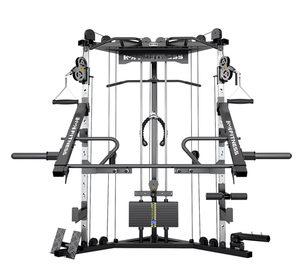 Máquina Smith Multifunción de Alta Calidad para Gimnasio, Rack de Sentadillas y Halterofilia, Equipo de Fitness de Acero Reforzado, Modelo USA Mairun Negro - Product Image 1