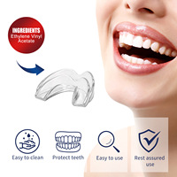 Protège-dents thermoplastique anti-ronflement pour usage nocturne, attelle dentaire pour le ronflement, le grincement des dents et la protection contre le bruxisme