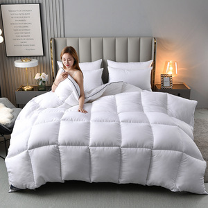 Bán Buôn Người Lớn Trẻ Em Thiếu Niên Ngỗng Xuống Mùa Đông Ấm Áp Chăn Đôi Mặt Duvet Vua Nữ Hoàng Quá Khổ Hoàn Thành Bộ Duvet - Product Image 2