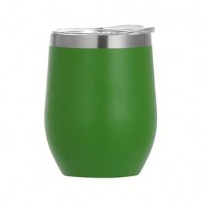 Ustensile de cuisson 12oz/360ml avec logo personnalisé Tasse à café double cuillère à café Isolation de voyage Tasses à bière mignonnes Tasse à vin avec couvercle - Product Image 4