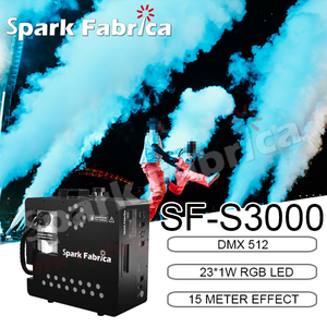 Máquina <span class=keywords><strong>de</strong></span> Humo SMOKE JET SF-S3000 <span class=keywords><strong>de</strong></span> 3000W con LED RGB, Control Manual, Material <span class=keywords><strong>de</strong></span> Aluminio para Escenarios, Fiestas, Bodas, Discotecas, DJ - Product Image 3