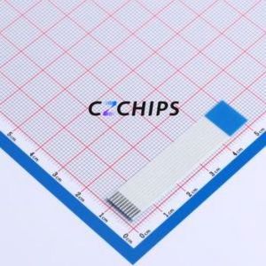 FC-1.0A-10P-50mm FFC <b>Cable</b> (Flexible Flat <b>Cable</b>) P=1mm Connector 10P 1mm 0.3mm Reverse - Product Image 2