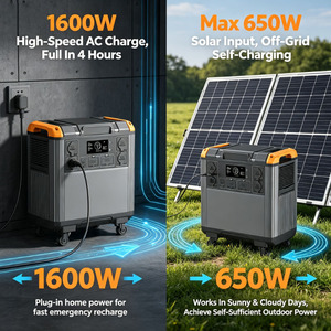 Generador Solar de Emergencia con Batería de Respaldo Recargable Lifepo4, Estación de Energía Portátil de 3000w - Product Image 4