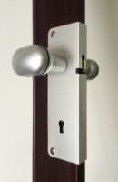 Manija de Puerta Metálica, Cerradura para Puerta Plegable, Accesorio para Puerta