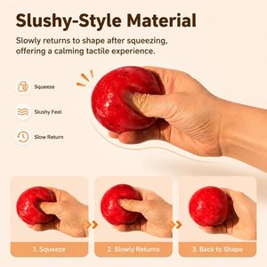 Nouveau produit : Jouet anti-stress réaliste en forme de pastèque, doux, moelleux, façonnable et compressible - Product Image 3