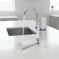 Cartouche filtrante en PP soufflé à chaud de qualité alimentaire, 10 microns, 20 pouces, prix usine, pour la filtration de l'eau potable et des systèmes de purification d'eau par osmose inverse.
