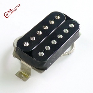 Donlis Custom <span class=keywords><strong>Vintage</strong></span> 49.2mm Long Leg Nickel Silver PAF LP <span class=keywords><strong>Humbucker</strong></span> Guitar Pickup With Alnico 5 Magnet Bar - Product Image 4