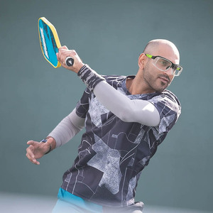 Gafas de deporte Pickleball OEM, venta al por mayor, gafas ventiladas con lentes resistentes a impactos, gafas de seguridad envolventes para hombres y mujeres - Product Image 2