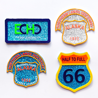 Vente en gros personnalisé patchs à paillettes pour vêtements patchs à paillettes pour la broderie de l'alphabet pour vêtements