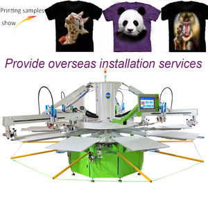Full Set of Automatic 5 Color 12 Stations T <strong>Shirts</strong> Printing Machine with All <strong>Things</strong> Supplier - Product Image 2