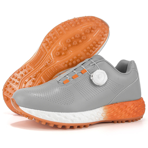 Chaussures <span class=keywords><strong>de</strong></span> <span class=keywords><strong>golf</strong></span> imperméables sans crampons pour hommes et femmes, boucle rotative, crampons haut <span class=keywords><strong>de</strong></span> gamme, chaussures <span class=keywords><strong>de</strong></span> <span class=keywords><strong>golf</strong></span> en cuir imperméables pour couples - Product Image 2