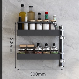 Ziye — étagère murale de <span class=keywords><strong>cuisine</strong></span> en ville de chao, à 3 niveaux, support rotatif à 360 degrés en acier inoxydable, multifonctionnel - Product Image 5
