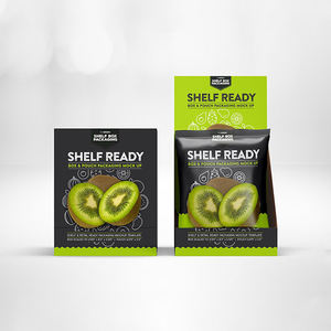 Scatola Espositiva Ecologica in Cartone Ondulato per Alimenti, per Brownies, Prodotti da Forno, Sushi, Sandwich e Crepes, con Laminazione Opaca - Product Image 4