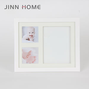 Première année nouveau-né bébé Handprint <span class=keywords><strong>Kit</strong></span> 4 couleurs impression lumière argile bébé cadeau cadre photo avec <span class=keywords><strong>peinture</strong></span> Surface souvenir cadre - Product Image 2