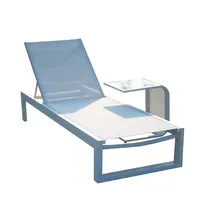 Şık veranda Daybed otel plaj bahçe teras dış mekan mobilyası tasarım şezlong güneş şezlong