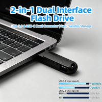 Nueva Unidad Flash USB de 8GB 16GB 32GB 64GB 128GB 256GB USB 3.0, Disco Duro Portátil Adecuado para Exposiciones Personalizadas