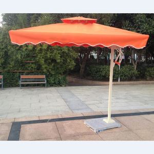 Parapluie d'extérieur personnalisé avec logo, livraison immédiate, plusieurs couleurs, plusieurs tailles, cadre en aluminium durable, polyester 280 g/m², forme carrée, imperméable - Product Image 5