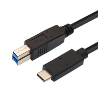 Câble d'imprimante USB 3.0 30A mâle vers mâle B, câble adaptateur de disque dur d'origine usine, câble de données à tête carrée en cuivre pur