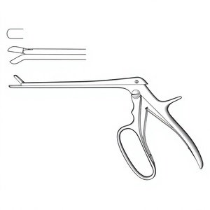 Poinçons sphenoides Ferris-Smith-Cushing avec une longueur de tige de 18 cm / 7 pouces et un design incurvé vers le bas de 6 x 10 mm de diamètre x largeur, pour ORL - Product Image 1