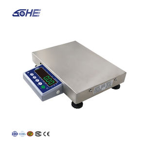 SOHE BTP Tischwaage 235*325mm 3kg-30kg mit Etikettendruck Lebensmittelfabrik Wasserdichte LED-Stahlwaagen - Product Image 4