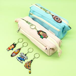 Bán buôn Thiết kế biểu tượng tùy chỉnh <span class=keywords><strong>2D</strong></span> <span class=keywords><strong>PVC</strong></span> cao su nhựa một mảnh Úc lưu niệm <span class=keywords><strong>Keychain</strong></span> Móc Chìa Khóa Nhẫn quyến rũ Phúc Kiến - Product Image 2