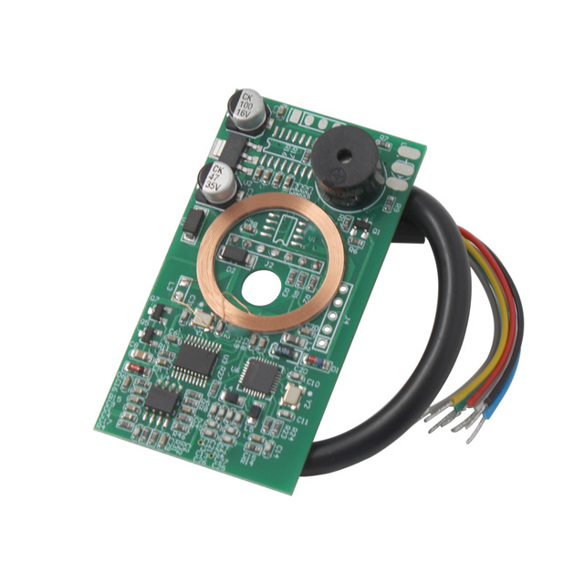 Dual Frequency RFID Access Control Card Reader Module 13.56MHz 125KHz Wiegand26/34 Output Buzzer ISO 14443A Access Control