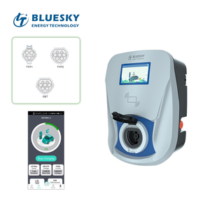 Chargeur EV AC <span class=keywords><strong>WallBox</strong></span> <span class=keywords><strong>7kW</strong></span> 2025 avec prise femelle <span class=keywords><strong>Type</strong></span> <span class=keywords><strong>2</strong></span>, câble de 5m, certifié CE, état neuf, station de charge EV à équilibrage de charge - Product Image 1