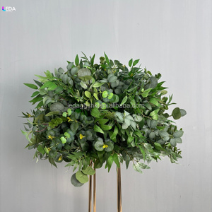 Bola de Flores Artificiales LEDA, Decoración para Bodas, Fondo de Pared con Bola de Flores de Seda, Venta Caliente - Product Image 1