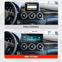 Écran multimédia ZWNAV 12,3 pouces 2400*900 pour Mercedes Benz Classe B 2011-2019 Système LINUX Autoradio Carplay DSP GPS OEM