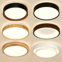 Plafonnier LED rond nordique 2026, best-seller, à intensité variable, pour chambre et salle à manger