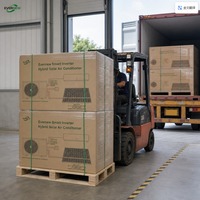 Climatiseur solaire hybride avec onduleur DC complet et économie d'énergie pour le refroidissement domestique par énergie photovoltaïque