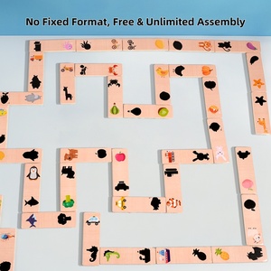 <span class=keywords><strong>Gioco</strong></span> Educativo Montessori per Bambini, 36 Blocchi di Costruzione Colorati in Legno, <span class=keywords><strong>Gioco</strong></span> di Impilamento e Ombre per lo Sviluppo Cognitivo - Product Image 3