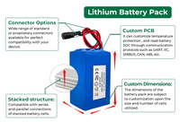 Batterie 14,8 V 7800 mAh 4S3P pour systèmes de sécurité, systèmes d'alarme / alarmes antivol, produits de contrôle d'accès
