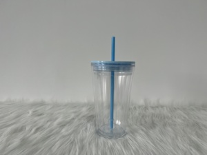 Bouteille d'eau recyclable en acrylique à double paroi à insérer <span class=keywords><strong>photo</strong></span> DIY <span class=keywords><strong>2022</strong></span>, 16 oz, sans BPA, gobelet en plastique 24 oz avec inserts en papier - Product Image 6