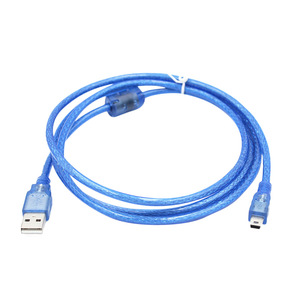 <b>USB</b> Data <b>Cable</b> 1.5m Blue Braided Shielded Copper Wire For Mobile Phone Tablet - Product Image 4