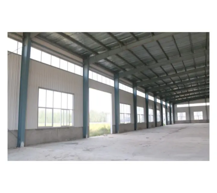 Vật liệu prefab tòa nhà nhà tiền chế nhà thép cấu trúc nhà kho prefab kho hội thảo kim loại xây dựng