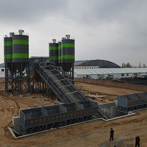 HZS Serie 25-180 m³/h Mobile Betonmischanlage mit Pumpe, hocheffiziente Fertigmischanlage zum Verkauf - Product Image 4