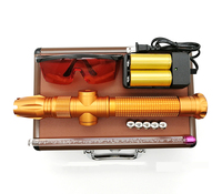 Pointeur laser vert G019 520 nm (pas 532 nm) avec lampe torche longue portée 10 km et batterie rechargeable 2x26650