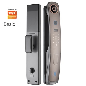 3D thông minh khóa cửa OLED hiển thị vân tay nhận dạng khuôn mặt Android Operated Home giám sát tự động khóa mã điện tử - Product Image 3