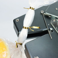 Machine à attacher semi-automatique K8, machine manuelle de scellage de sacs en fil métallique pour sucettes, pain, bonbons, emballages cadeaux en plastique