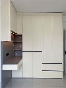 Armario de almacenamiento personalizado, armario de habitación de dormitorio de lujo, organizador de almacenamiento de armario doble Walkin - Product Image 4