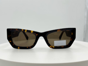 Gafas de Sol de Diseñador Lentes UV400 Antirradiación Variedad de Colores Beige Naranja Azul Claro Dorado Transparente Blanco Claro Rectangulares Y2K - Product Image 3