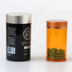300ml pet plastic vitamin medical pills packaging jar container eco-friendly