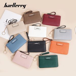 กระเป๋าใส่เหรียญขนาดเล็กสำหรับผู้หญิง Baellerry สีพื้น ซิปปิด พกพาสะดวก ใช้ได้ทุกวัน - Product Image 4