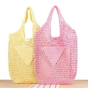 Borsa a tracolla da <span class=keywords><strong>donna</strong></span> di alta qualità lavorata a mano all'uncinetto da spiaggia alla moda all'uncinetto per le vacanze - Product Image 1