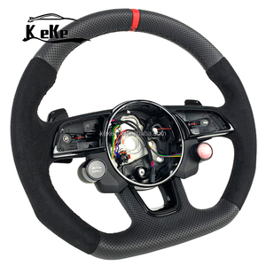 Volante de Cuero Personalizado con un Botón de Encendido para <span class=keywords><strong>Audi</strong></span> A4 A3 A5 S4 RS4 S5 RS5 S5 RS5 2019 2020 2021 2022 2023 2024 - Product Image 3