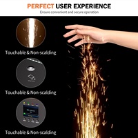 Nouvelle Machine à Étincelles Froides RGB 700W avec Télécommande DMX, Équipement de Scène à Effet Spécial Pyrotechnique pour DJ, Mariage, Événement et Fête