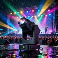 Projecteur LED mobile à profil étanche IP66 680W/880W/1000W Ra90 avec contrôle DMX512 blanc pour bars, discothèques, théâtres, événements DJ et clubs