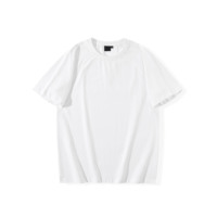 T-shirts unisexe en gros, couleur unie, décontractés, à manches courtes, coupe classique, respirants, séchage rapide, 280 grammes, imprimés en sérigraphie